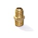 Brass Flare Nipple Hex Adapter NPT Male Connector Compression Fittings.